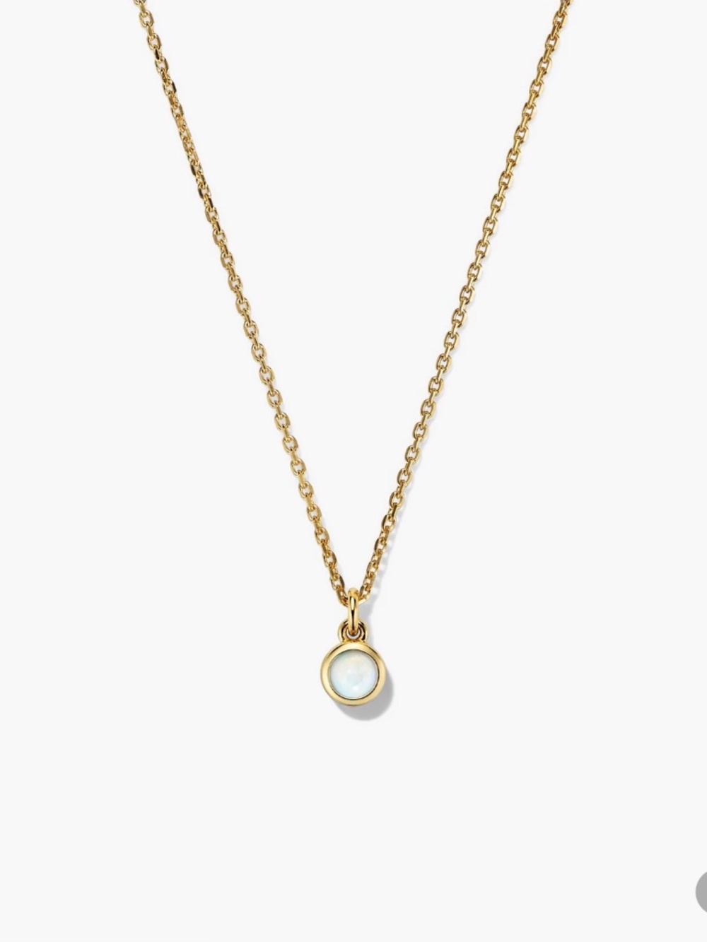Mejuri opal necklace